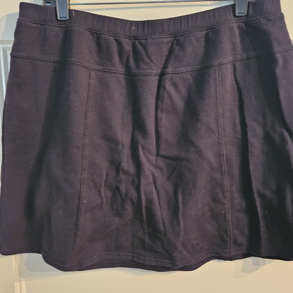Avenue Women's Dark Purple Mini Skirt